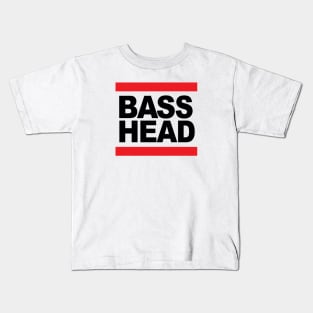 Basshead or Bass Head ( Original Junglist Massive ) Kids T-Shirt